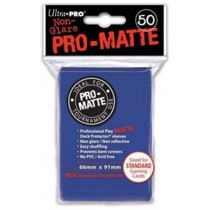 UltraPro - Bustine protettive trasparenti 66x91 - PRO MATTE Retro BLU (50 bustine) UPR82653