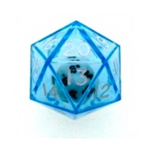 Dado d20 dentro d20 Blu - K12603 Dado d20 dentro d20 Blu - K12603
