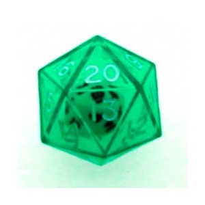 Dado d20 dentro d20 Verde - K12604 Dado d20 dentro d20 Verde - K12604
