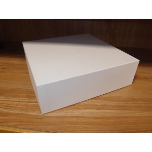 Scatola quadrata grande bianca (260x260x80mm) Scatola quadrata grande bianca (260x260x80mm)