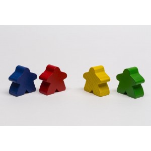 Meeple Carcassonne gigante Rosso