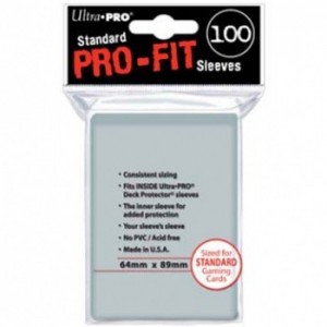 UltraPro -  PRO-FIT 64x89 Bustine protettive trasparenti (100 bustine) UPR 82712