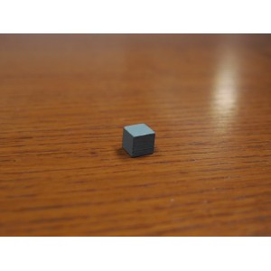 Cubetto 8mm Grigio (100 pezzi)