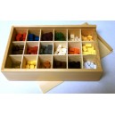 Agricola boxed token super set: animali + vegetali + contadini + scatola per contenerli