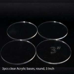 Basetta in plastica trasparente 75 mm (3 pezzi) Basetta in plastica trasparente 75 mm (3 pezzi)