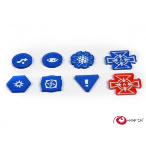 E-Raptor X-Wing Complete Tokens Set Blue (80 pezzi) E-Raptor X-Wing Complete Tokens Set Blue (80 pezzi)