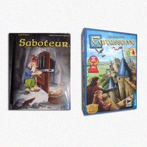 BUNDLE Saboteur + Carcassonne ITA New Ed.