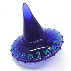 PolyHero Dice 1d20 Hat - Violet Storm with Lightning PolyHero Dice 1d20 Hat - Violet Storm with Lightning