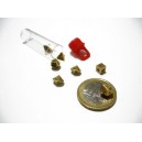 Set Dadi Micro Metal (7) - Oro