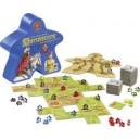 Carcassonne ITA edizione 10&deg; anniversario ( meeples in plastica traslucida compresa espansione