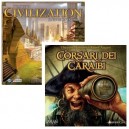 GreatExpectation BUNDLE Corsari dei Caraibi (Merchants & Marauders ITA) + Civilization: il gioco da tavolo ITA