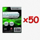 Bundle 50 pz. 63,5x88 mm bustine protettive trasparenti Sapphire (100 bustine)(Green)