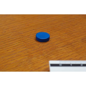 Token rotondo 15x4mm blu (250 pezzi)