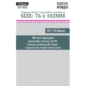 76x102 mm bustine protettive Sleeve Kings Hogwart Battle (110) - SKS8828