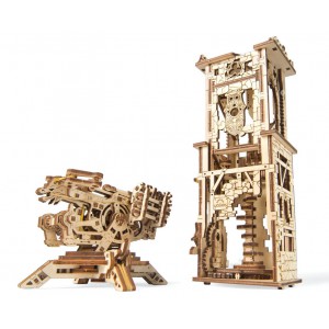 Archballista Tower - Puzzle dinamico 3D Ugears 70048 Archballista Tower - Puzzle dinamico 3D Ugears 70048