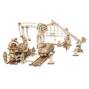 Rail Manipulator - Puzzle dinamico 3D Ugears 70032 Rail Manipulator - Puzzle dinamico 3D Ugears 70032