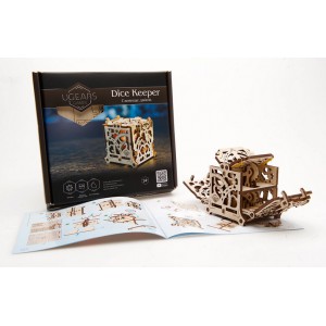 Wurfelhalter - Puzzle dinamico 3D Ugears 70072 Wurfelhalter - Puzzle dinamico 3D Ugears 70072