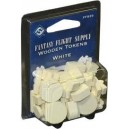 Wooden Gaming Token -White