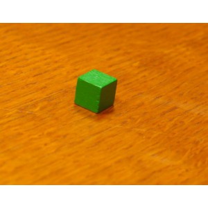 Cubetto 10mm Verde (100 pezzi)