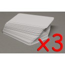 BUNDLE Set carte da gioco piccole bianche (55 pz. x3)