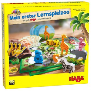 Il mio primo gioco per imparare: Lo zoo (Mein erster Lernspielzoo) - HABA