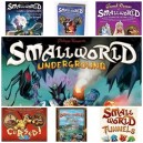 BUNDLE Small World exp: underground +  Cursed, Grand Dames, Tales & Legends, Be not Afraid, Necromancer's Island , Tunne