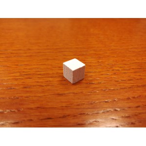 Cubetto 8mm Bianco (25 pezzi)