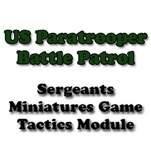 USP Battle Patrol Tactics (esp. Sergeants Miniatures Game)