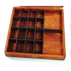 Wood Carrying/Storage Box (esp. Sergeants Miniatures Game)
