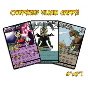 Oversized Villain Cards: Sentinels of the Multiverse (21 carte giganti)