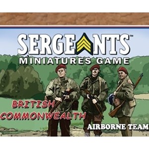 CWP Commonwealth Parachute - Airborne Team (esp. Sergeants Miniatures Game)