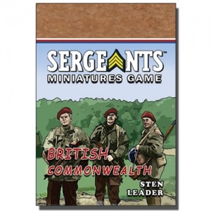 SMG - CWP Sten Leader (esp. Sergeants Miniatures Game)