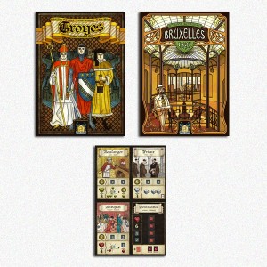 BUNDLE Bruxelles + Troyes Ed. 2016 (include 4 carte promo) + Bruxelles 1893 manuale ITA BUNDLE Bruxelles + Troyes Ed. 2016 (include 4 carte promo) + Bruxelles 1893 manuale ITA