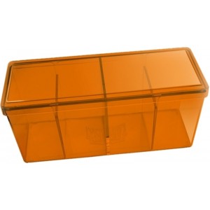 Dragon Shield - scatola 4 compartimenti (Arancio) ART20313