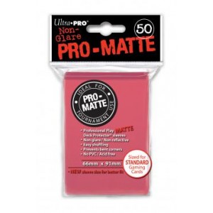 UltraPro - Bustine protettive trasparenti 66x91 - PRO MATTE Retro FUCSIA (50 bustine) UPR84506