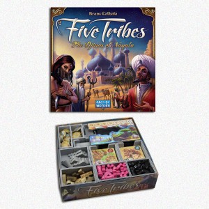 BUNDLE Five Tribes ENG + Organizer Folded Space in EvaCore