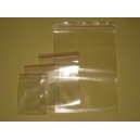 75x100 mm sacchetti trasparenti (ziplock) - 100 sacchetti