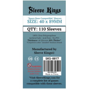 40x89 mm bustine protettive Sleeve Kings Space Base (110) SKS8817
