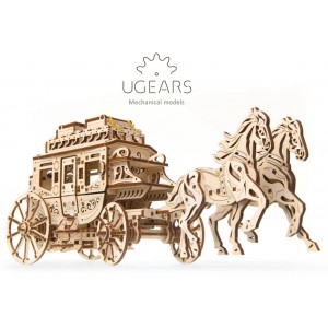 Stagecoach - Puzzle dinamico 3D Ugears 70045 Stagecoach - Puzzle dinamico 3D Ugears 70045