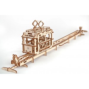 Tram on Rails - Puzzle dinamico 3D Ugears 70008