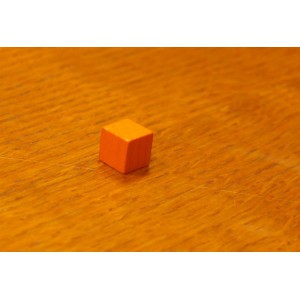 Cubetto 10mm Arancio (10 pezzi)