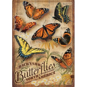 Backyard Butterflies - Cobble Hill Puzzle 500 pezzi