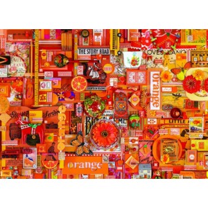 Orange - Cobble Hill Puzzle 1000 pezzi Orange - Cobble Hill Puzzle 1000 pezzi
