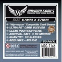 57x57 mm bustine protettive trasparenti MayDay Premium (Wyrmspan) - 100 bustine MDG7166