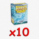 BUNDLE 10 pezzi Dragon Shield - Bustine protettive Standard Matte Clear (100 bustine)