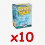 BUNDLE 10 pezzi Dragon Shield - Bustine protettive Standard Matte Clear (100 bustine)