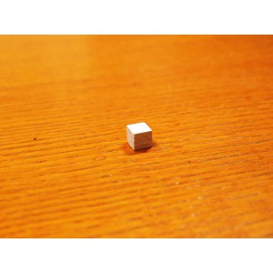 Cubetto 8mm Legno naturale (1000 pezzi)