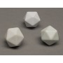 Dado d20 Vuoto (bianco)