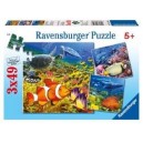 Puzzle 3x49 Mondo sottomarino Art.093106