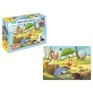 Puzzle 108 pezzi Maxi Double-Face Disney Winnie the Pooh Art.31603